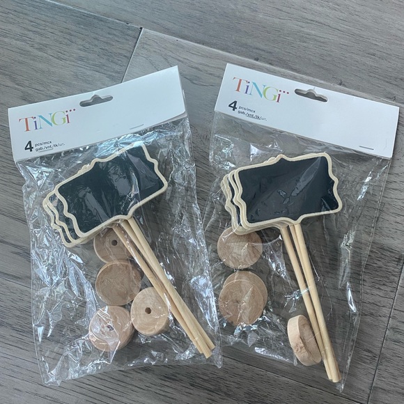 (SOLD) Tabletop blackboard Flags - Picture 1 of 4